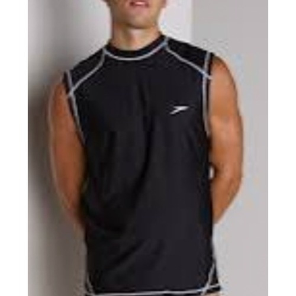 VTG Speedo Men's Point Muscle Tee Size Large